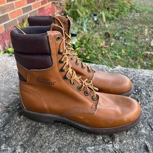 Georgia Boots 9 Eye Farm and Ranch Leather Boots